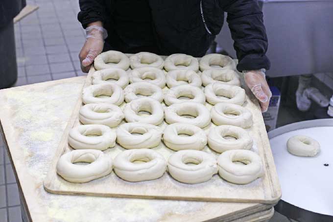 formed bagels