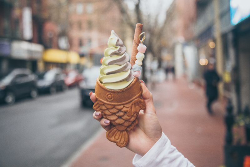 Ice-cream japanese new york city dessert food