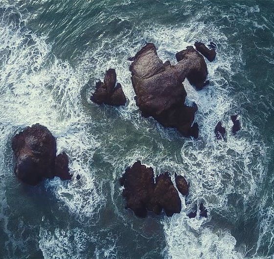 ocean montauk beach drone