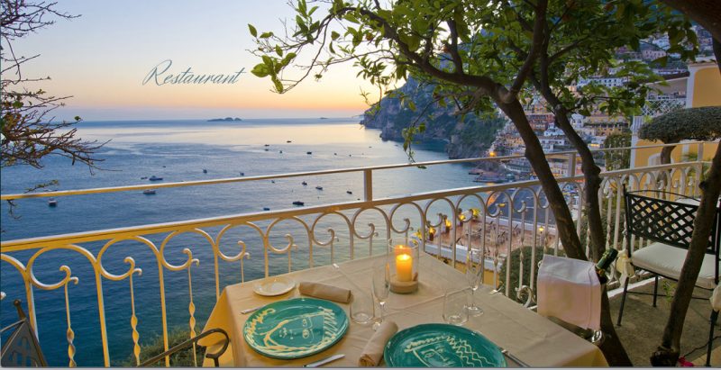 restaurant view italian food