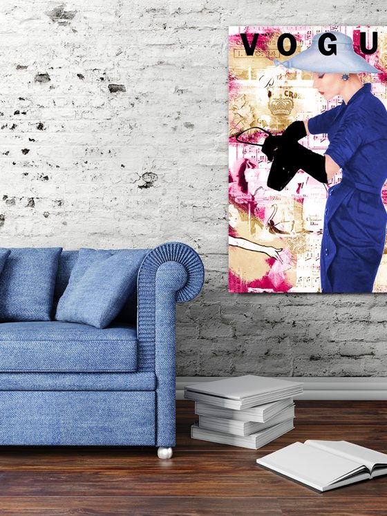 art living room mixed media