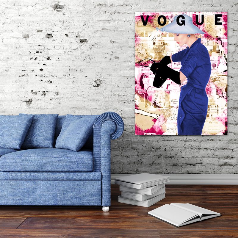 art living room mixed media