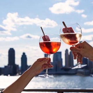 rooftop bar manhattan conrad hilton hotel