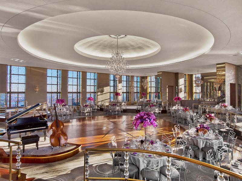 rainbow room pink manhattan new york city restaurant bar luxury