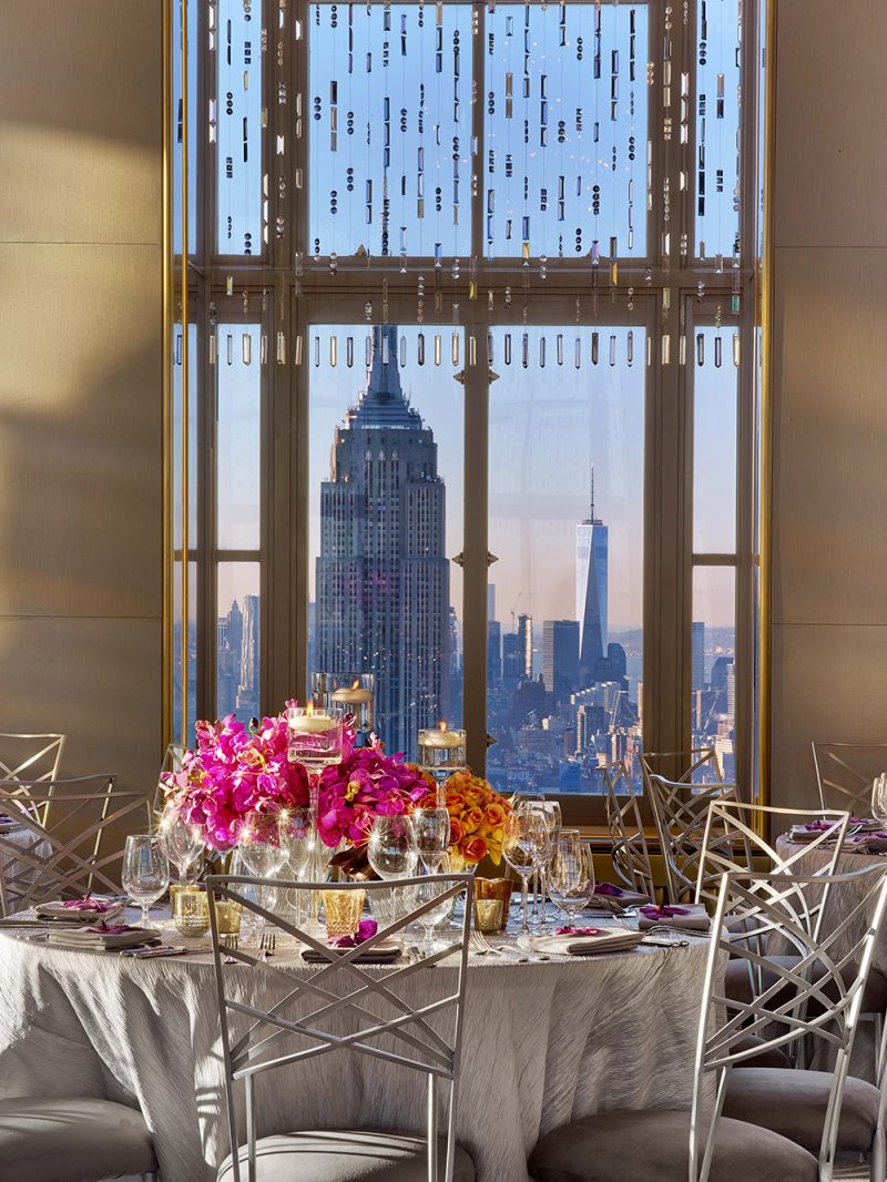 rainbow room pink manhattan new york city restaurant bar luxury