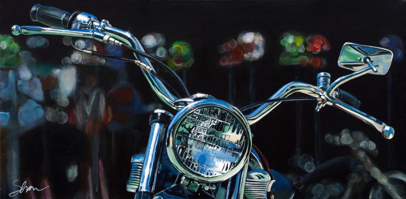 art artist vehicles painting acrylic female cars sports classic realistic