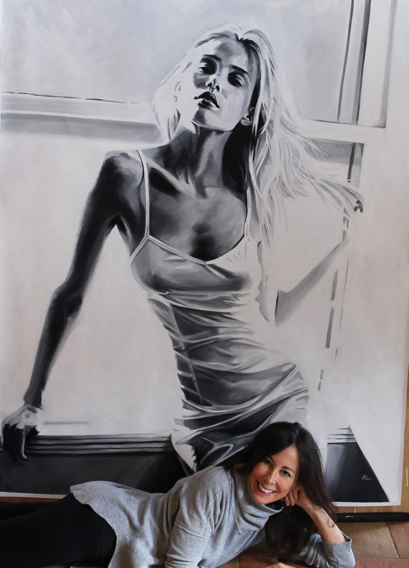 Cindy Press Art Painting Illustration Women Models Artists The White Room Gallery Hamptons Human Figure