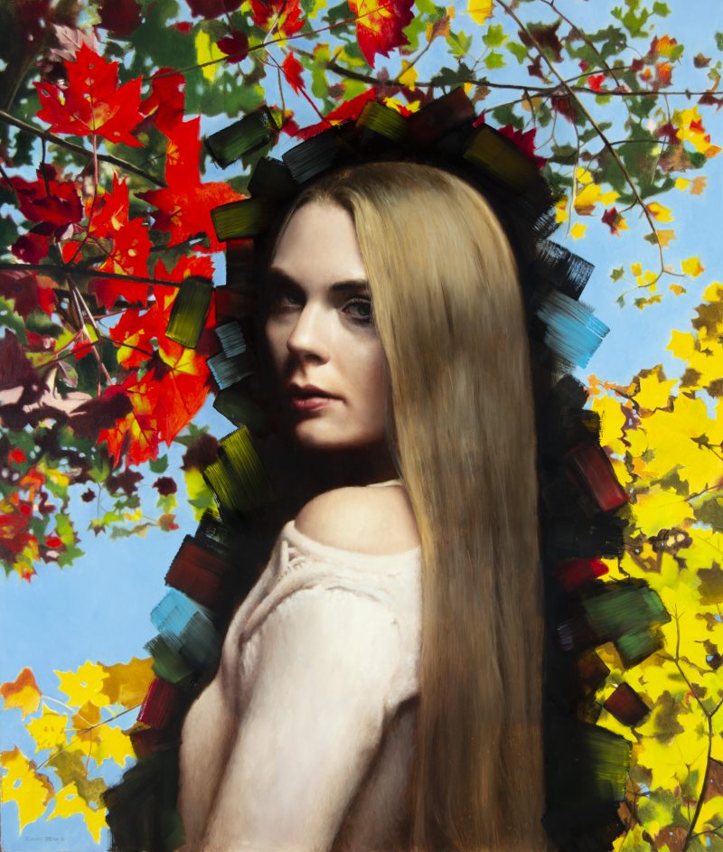 painting oil hyper realism art artist Kevin Moore painter realistic portrait