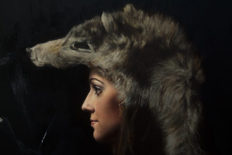 painting oil hyper realism art artist Kevin Moore painter realistic portrait