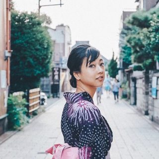 Woman Girl Kimono Portrait Model